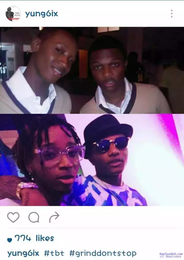 Checkout This Throwback Photo Of Yung6ix & Wizkid